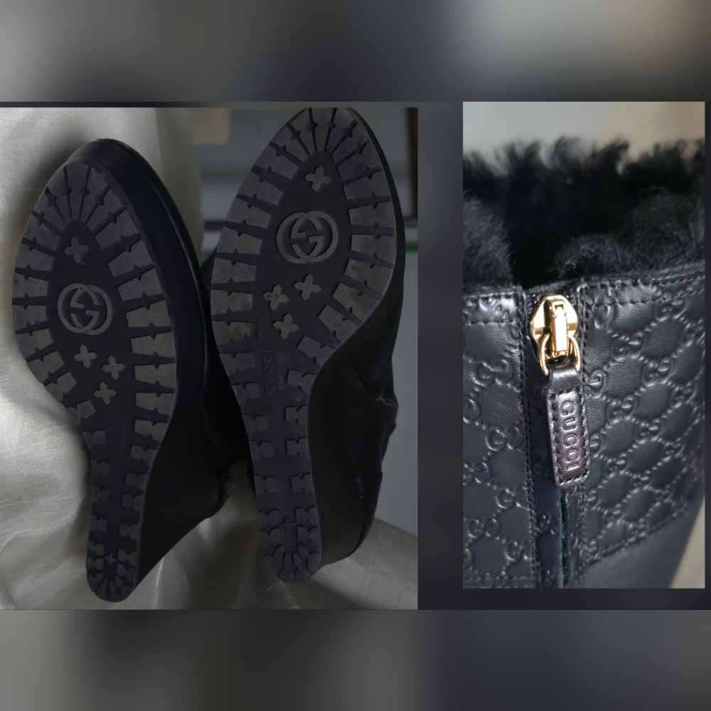 Gucci Knee-high Boots GG iconic Logo - Picture 10 of 15